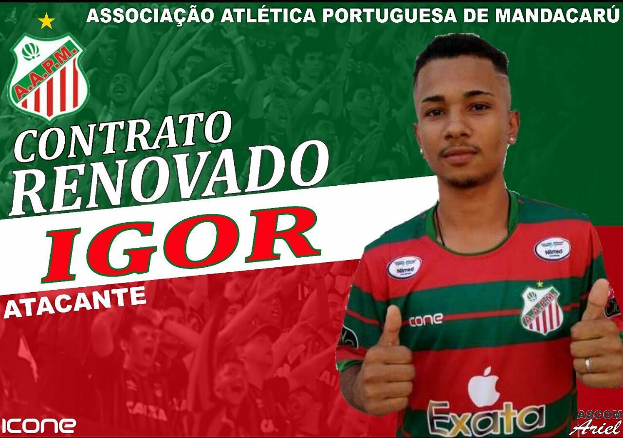 Com o futebol em alto nível, atacante Igor está fechado com a lusa guanambiense
