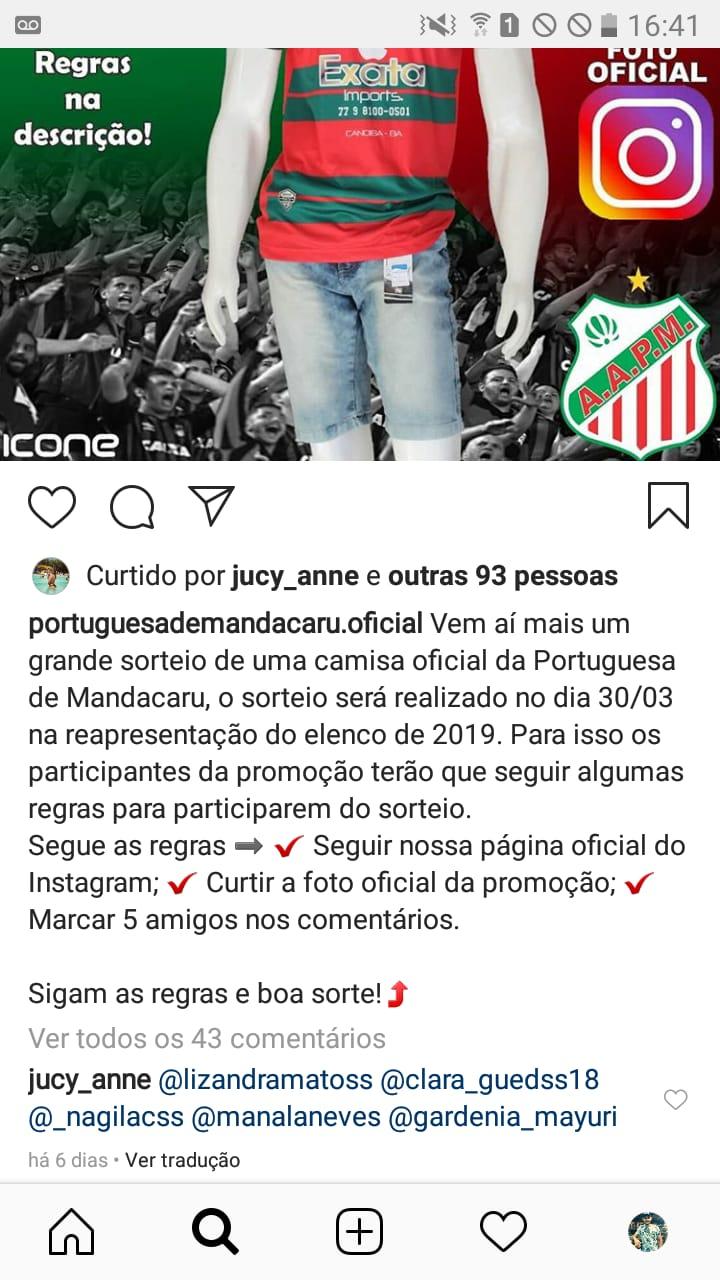 Portuguesa de Mandacaru presenteia torcida através sorteio de camisa na apresentação de elenco Portuguesa de Mandacaru presenteia torcida através sorteio de camisa na apresentação de elenco